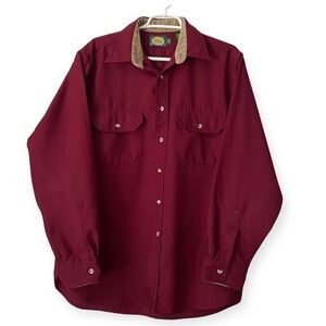 Cabela’s Shirt Mens Size‎ Large Reg LongSleeve Button Down Pockets Collar…